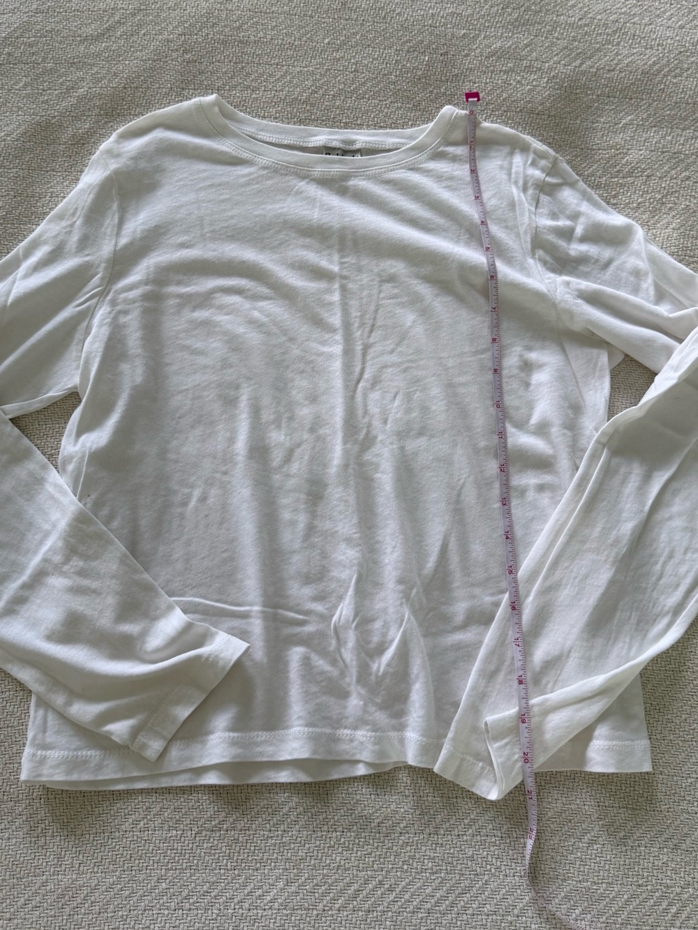 Rubbish White Long Sleeve Tee